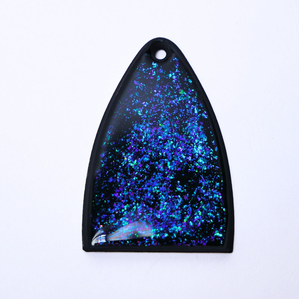 Custom PRS SE Truss Rod Cover – Aurora Flake - Ploutone