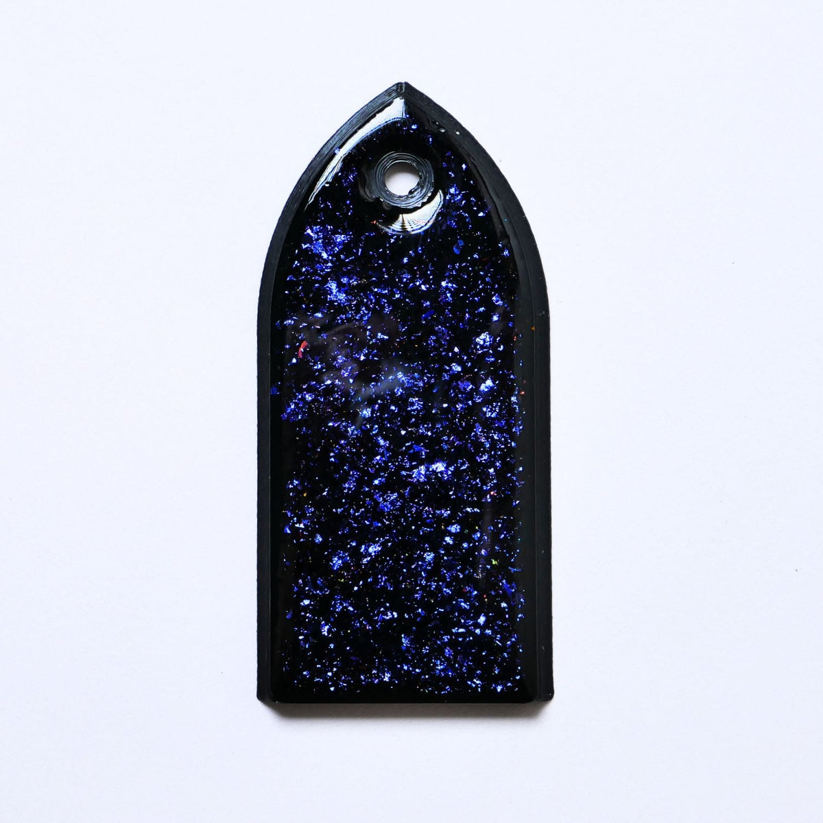 Custom ESP M-II Truss Rod Cover - Colorshifting Flakes truss rod covers from Ploutone
