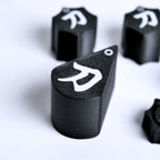 Custom Boss Katana Knobs – Black Fluted (Full Sets for 50, 100, Artist) - Ploutone