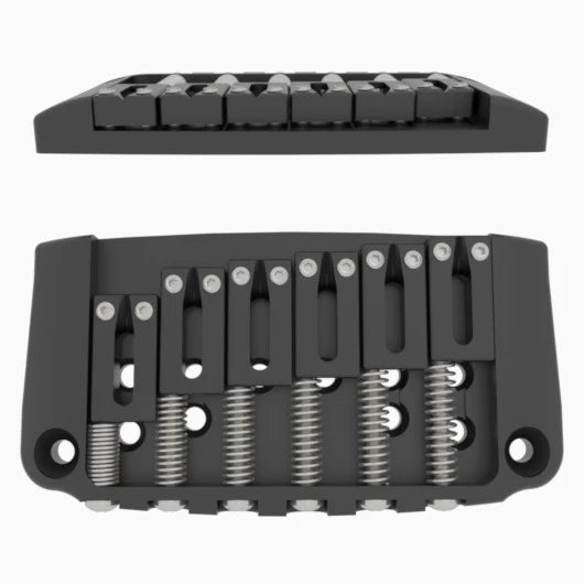 Hipshot Ibby HM Ibanez® Gibraltar Bridge - 6-String Black - Ploutone