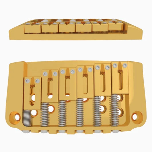 Hipshot Ibby HM Ibanez® Gibraltar Bridge - 6-String Gold - Ploutone