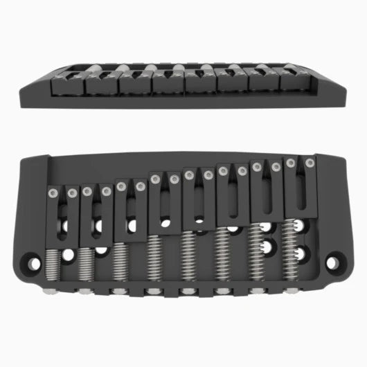 Hipshot Ibby HM Ibanez® Gibraltar Bridge - 8-String Black - Ploutone
