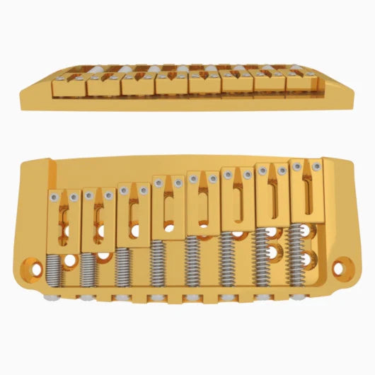 Hipshot Ibby HM Ibanez® Gibraltar Bridge - 8-String Gold - Ploutone
