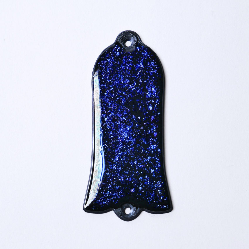 Custom Gibson Les Paul Truss Rod Cover - Rainforest Green Flake truss rod covers from Ploutone