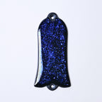 Custom Gibson Les Paul Truss Rod Cover - Rainforest Green Flake truss rod covers from Ploutone
