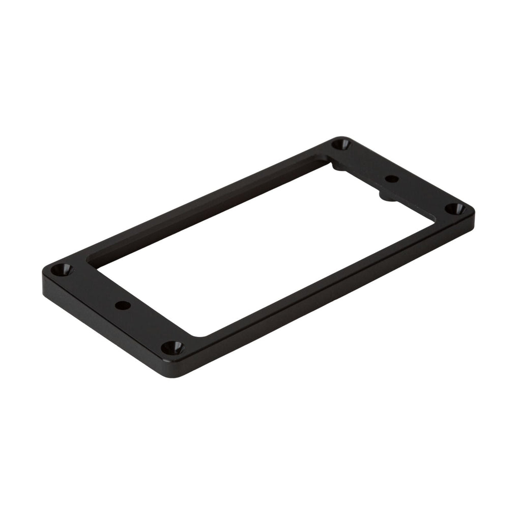 Flat Bottom Humbucker Mounting Pickup Rings Tapered - Black (Neck & Bridge Set) - Ploutone
