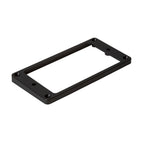 Flat Bottom Humbucker Mounting Pickup Rings Tapered - Black (Neck & Bridge Set) - Ploutone