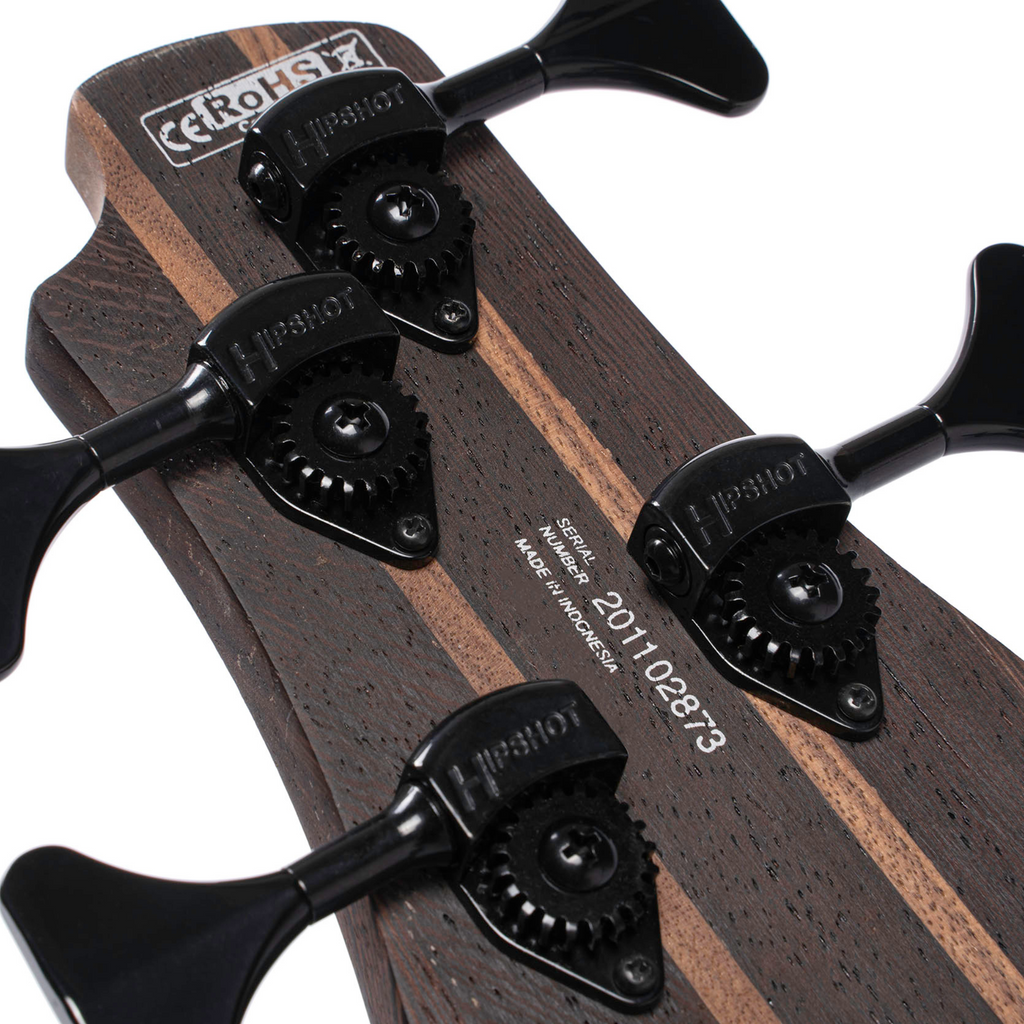 Cort Artisan Series B4 Element 4-String Bass Guitar Open Pore Black - Ploutone