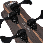 Cort Artisan Series B4 Element 4-String Bass Guitar Open Pore Black - Ploutone