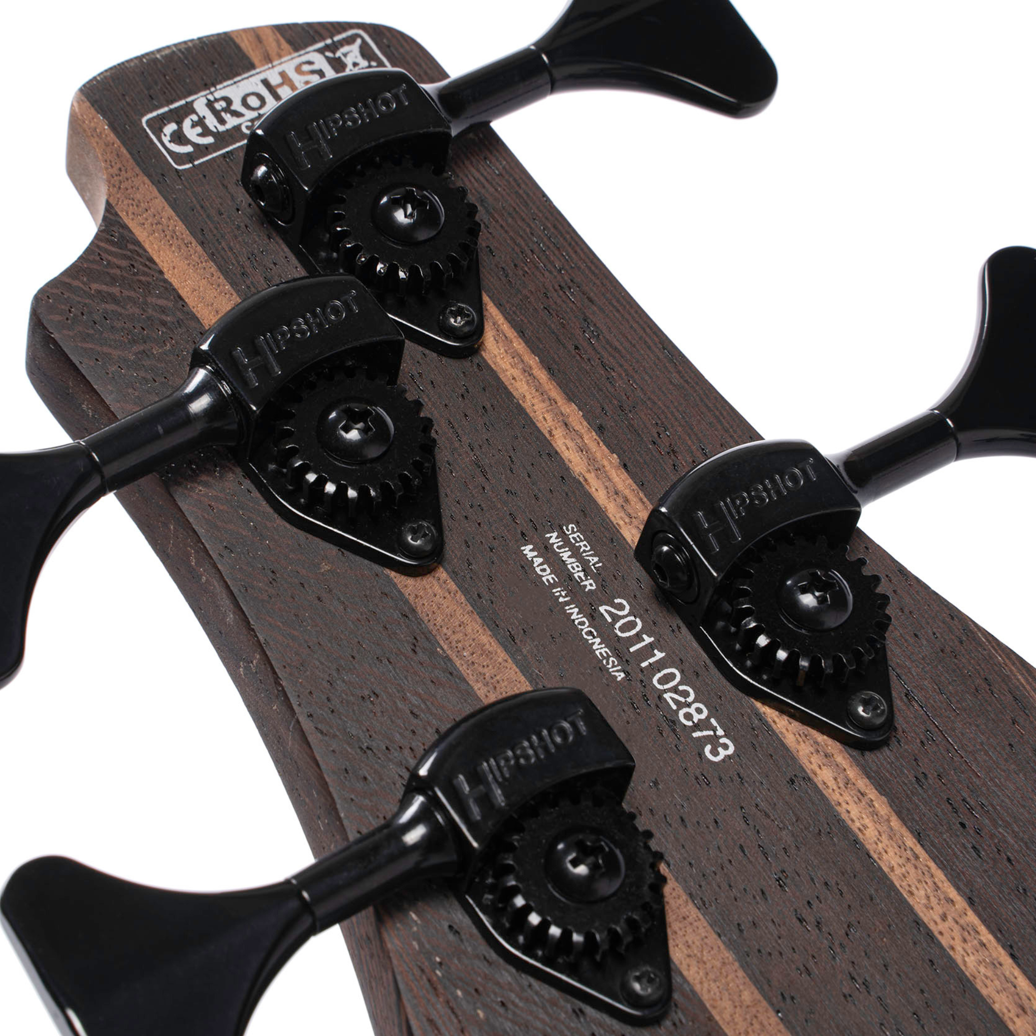 Cort Artisan Series B4 Element 4-String Bass Guitar Open Pore Black - Ploutone