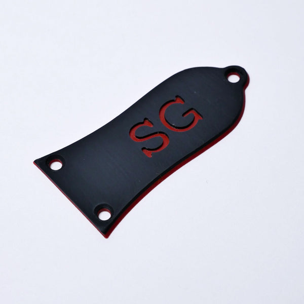 Custom Gibson SG Truss Rod Cover - SG Letters Guitar Fittings & Parts from Ploutone