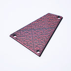 Custom Ibanez Truss Rod Cover (without string retainer) – Black & Red Magma - Ploutone