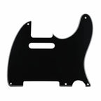5-Hole ’52 Telecaster Pickguard for Fender Tele - 30+ Colors 3-Ply Black - Ploutone