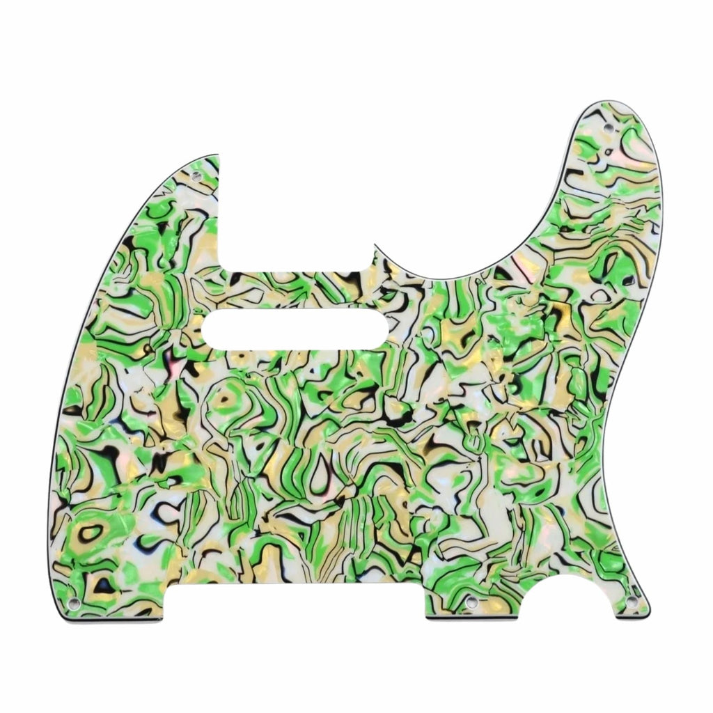 5-Hole ’52 Telecaster Pickguard for Fender Tele - 30+ Colors 4-Ply Multi-Color Shell - Ploutone