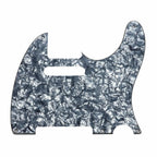 5-Hole ’52 Telecaster Pickguard for Fender Tele - 30+ Colors 3-Ply Gray Pearl - Ploutone