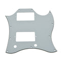 Gibson® SG Standard Full Face Batwing Pickguard - 3-Ply White - Ploutone