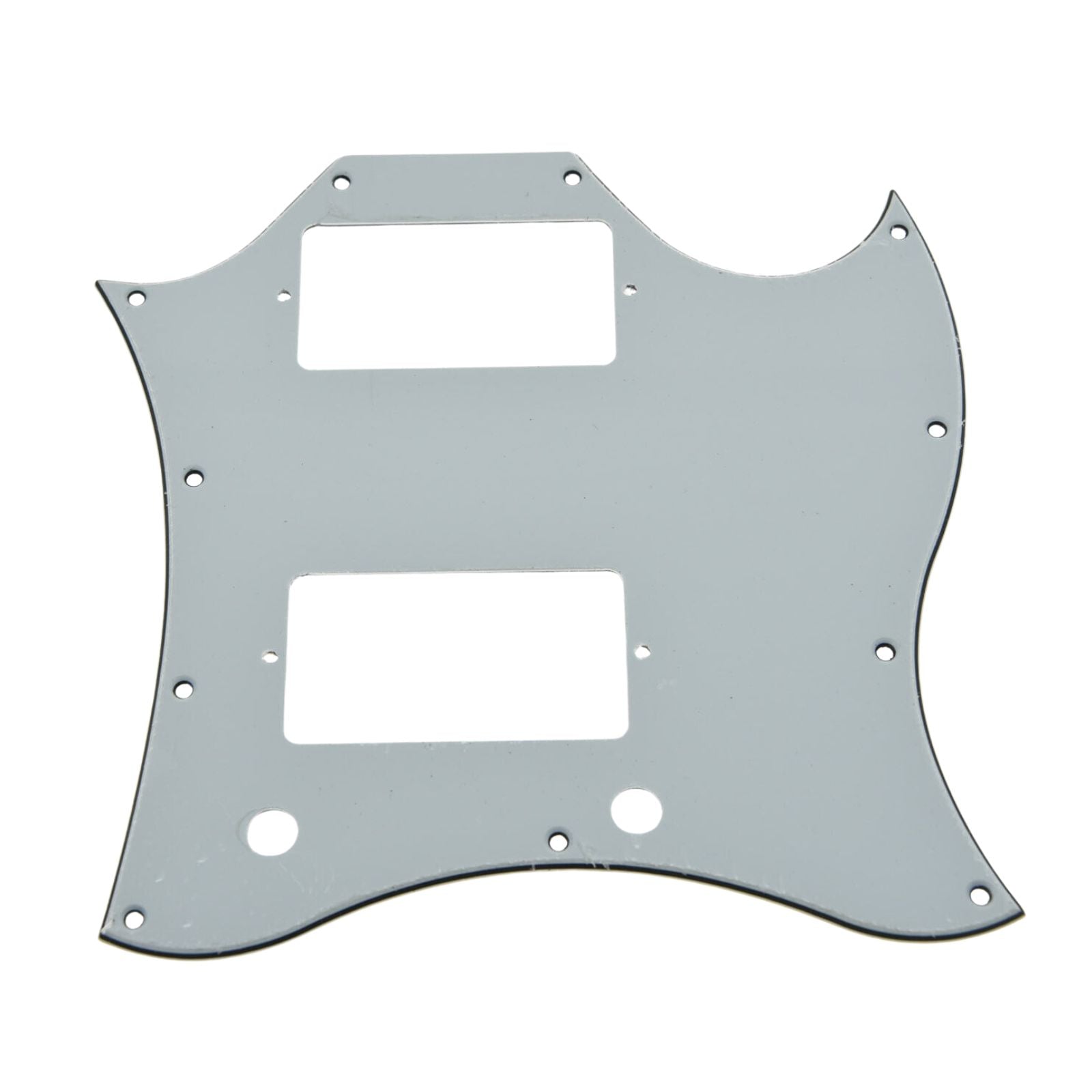 Gibson® SG Standard Full Face Batwing Pickguard - 3-Ply White - Ploutone