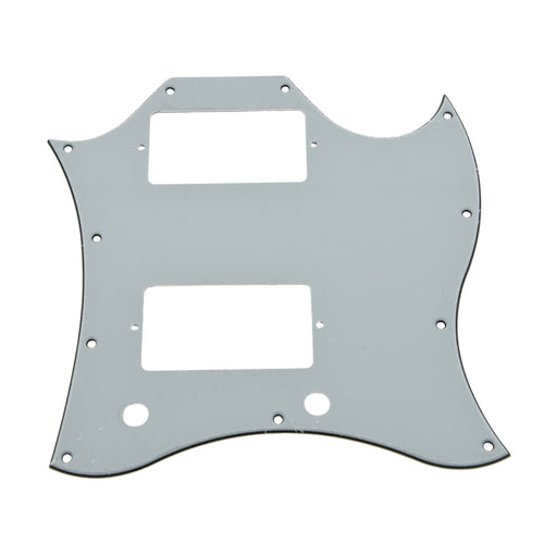 Gibson® SG Standard Full Face Batwing Pickguard - 3-Ply White - Ploutone