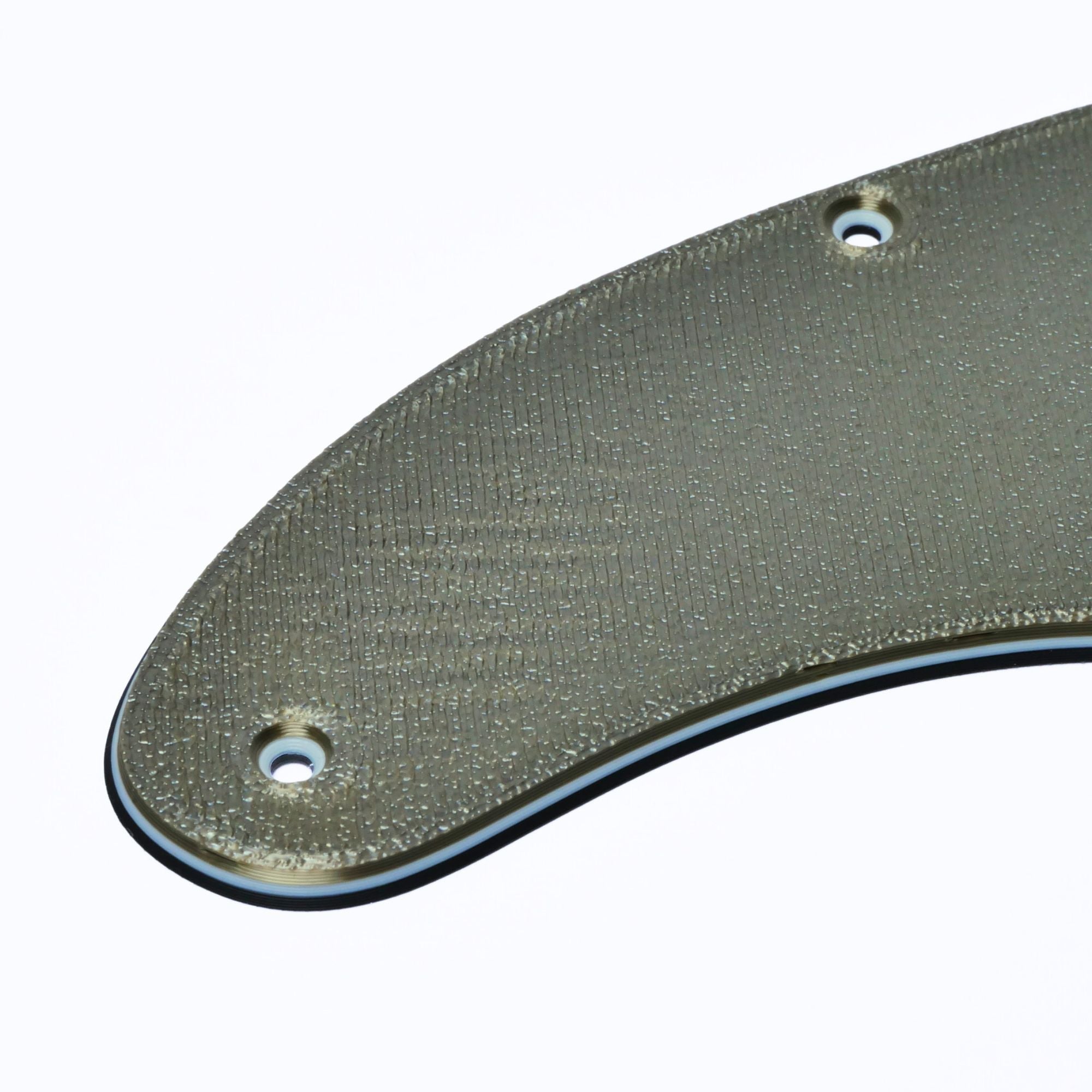 Custom 8-Hole Telecaster Pickguard - Artisan Series - Textured Burnished Bronze - Ploutone