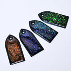 Custom ESP M-II Truss Rod Cover - Colorshifting Flakes truss rod covers from Ploutone