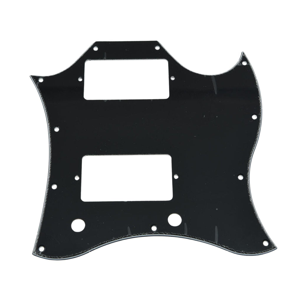 Gibson® SG Standard Full Face Batwing Pickguard - 3-Ply Black - Ploutone