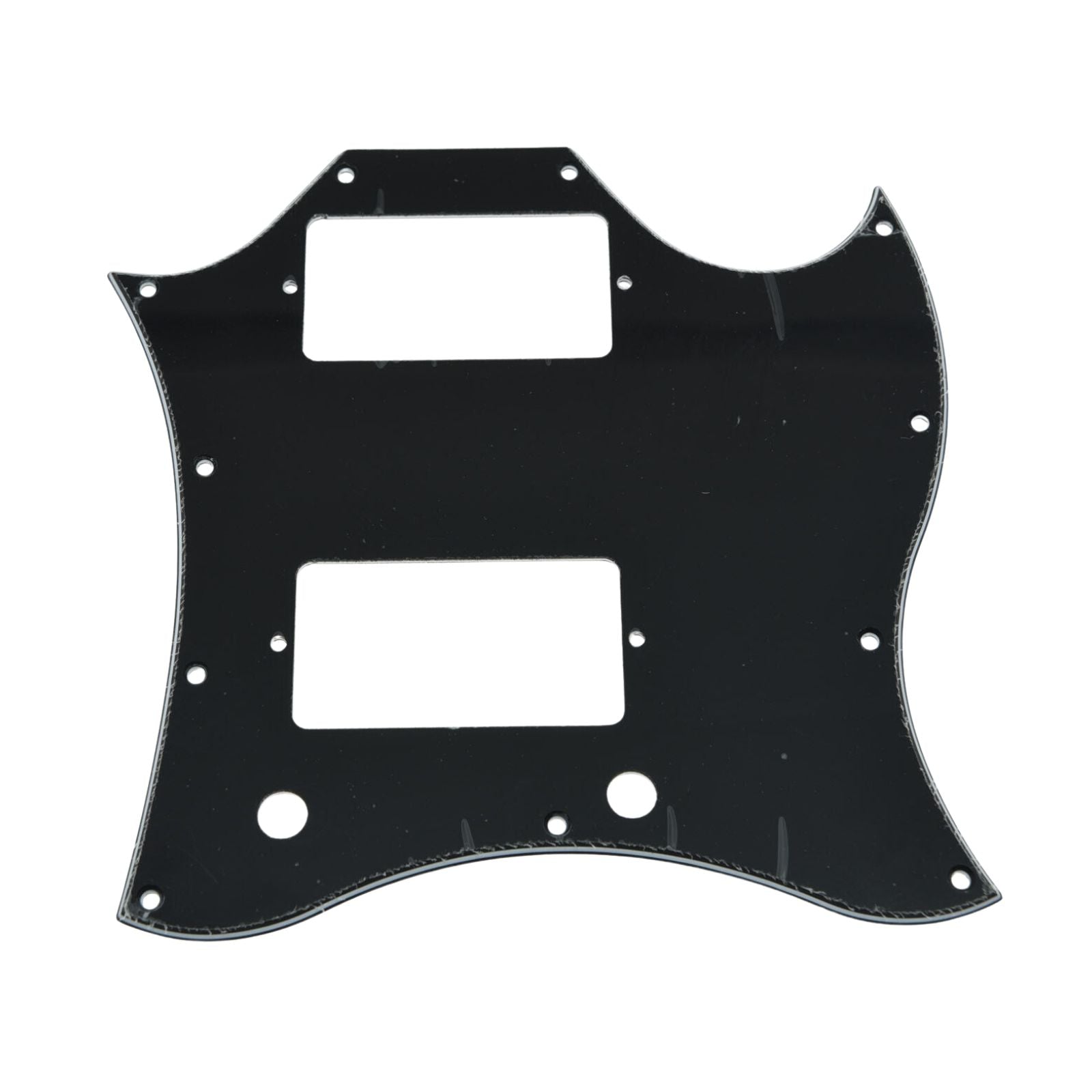 Gibson® SG Standard Full Face Batwing Pickguard - 3-Ply Black - Ploutone