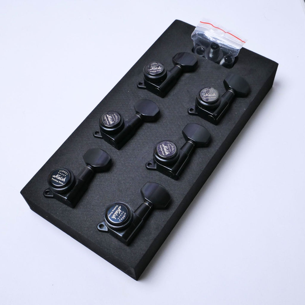 Left-Handed Locking Tuners (Black) – 18:1 – Drop-In for Most Electric/Acoustic Guitars (10mm / 25/64" holes) Default Title - Ploutone