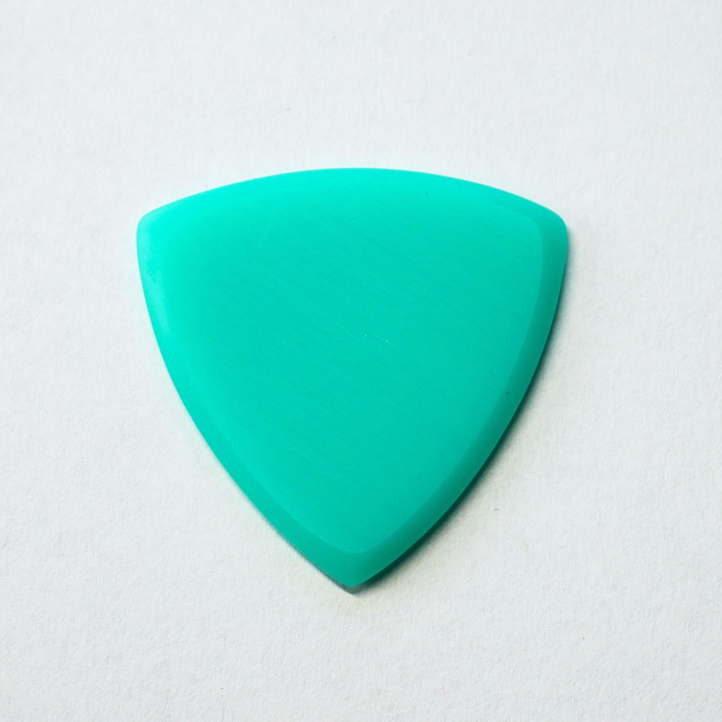 Northern Ghost Plectrums Handmade Acrylic Guitar Pick - 2.5mm Blue Triangle - Ploutone
