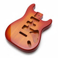 Sunburst Mahogany Strat-Style Guitar Body - Ploutone