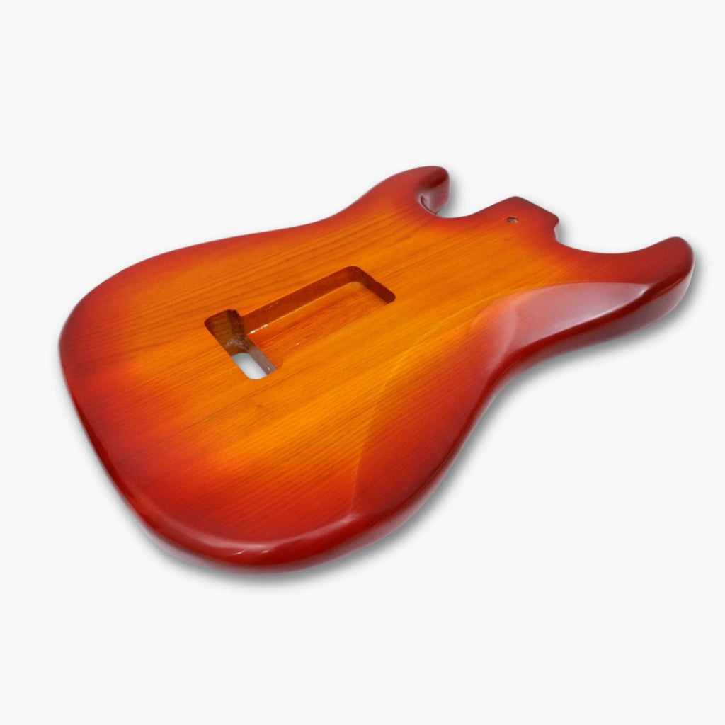 Sunburst Mahogany Strat-Style Guitar Body - Ploutone
