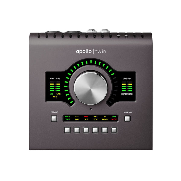 Universal Audio Apollo Twin X DUO Heritage Edition 10x6 Thunderbolt Audio Interface with UAD DSP - Ploutone