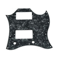 Gibson® SG Standard Full Face Batwing Pickguard - 4-Ply Black Pearl - Ploutone
