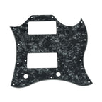 Gibson® SG Standard Full Face Batwing Pickguard - 4-Ply Black Pearl - Ploutone