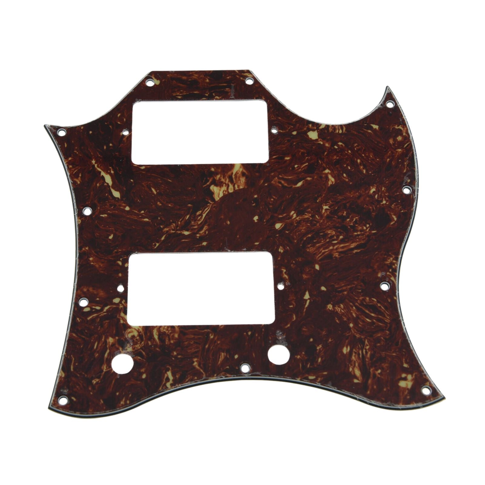 Gibson® SG Standard Full Face Batwing Pickguard - 4-Ply Brown Tortoise - Ploutone