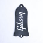 Custom Gibson Les Paul Truss Rod Cover - Gibson Logo (Black & White) - Ploutone