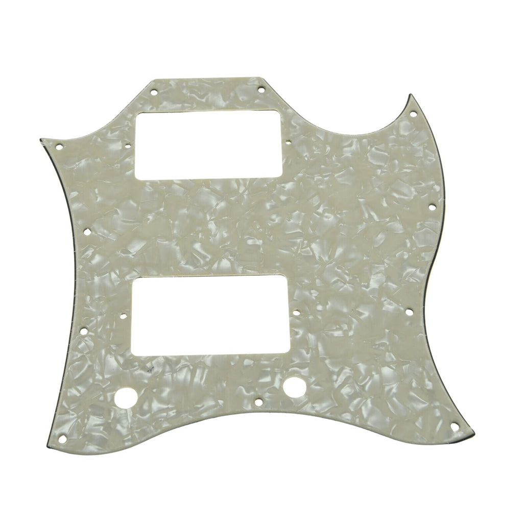 Gibson® SG Standard Full Face Batwing Pickguard - 4-Ply Aged Pearl - Ploutone