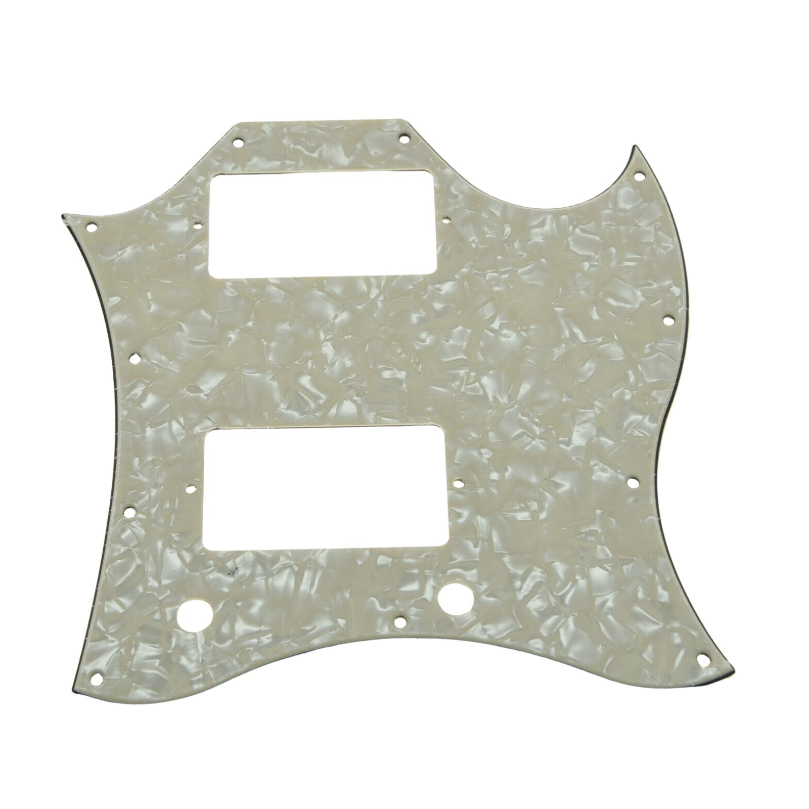 Gibson® SG Standard Full Face Batwing Pickguard - 4-Ply Aged Pearl - Ploutone