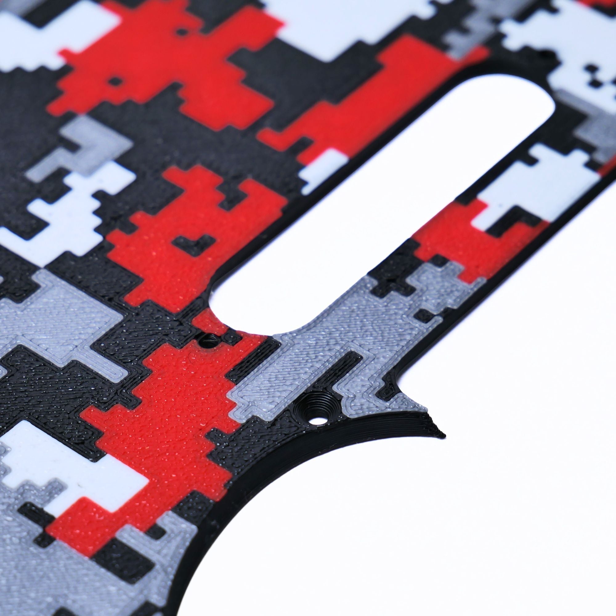 Custom 8-Hole Telecaster Pickguard - Artisan Series - Urban Digital Camo - Ploutone