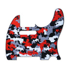 Custom 8-Hole Telecaster Pickguard - Artisan Series - Urban Digital Camo - Ploutone