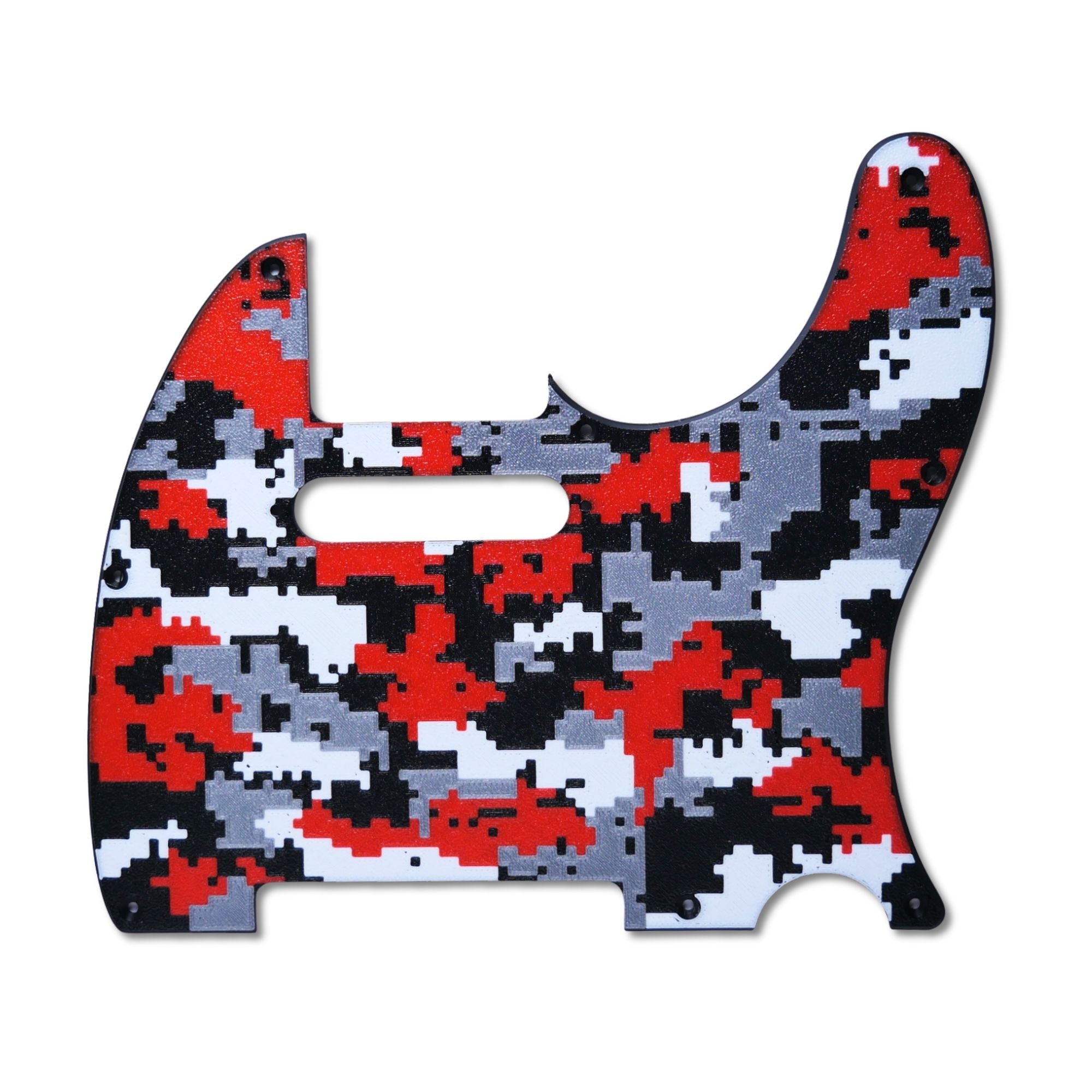Custom 8-Hole Telecaster Pickguard - Artisan Series - Urban Digital Camo - Ploutone