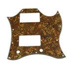 Gibson® SG Standard Full Face Batwing Pickguard - 4-Ply Tiger Stripe - Ploutone