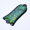 Custom Gibson Les Paul Truss Rod Cover - Amber Mica truss rod covers from Ploutone