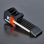 Telecaster Guitar Shaped Guitar Pick Holder - Black and Red - Ploutone