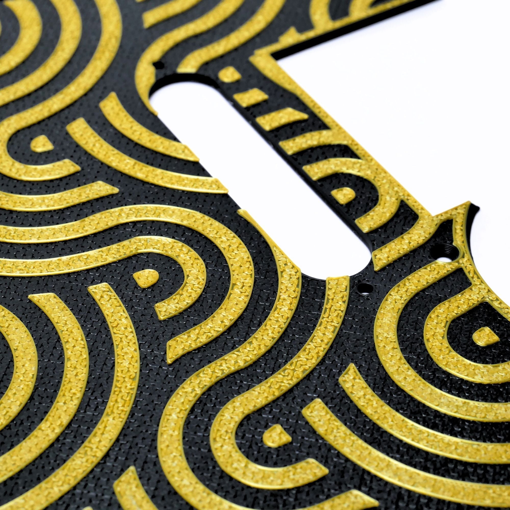Custom 8-Hole Telecaster Pickguard – Artisan Series Tidal - Ploutone