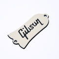 Custom Gibson Les Paul Truss Rod Cover - Gibson Logo (Cream & Black) truss rod covers from Ploutone