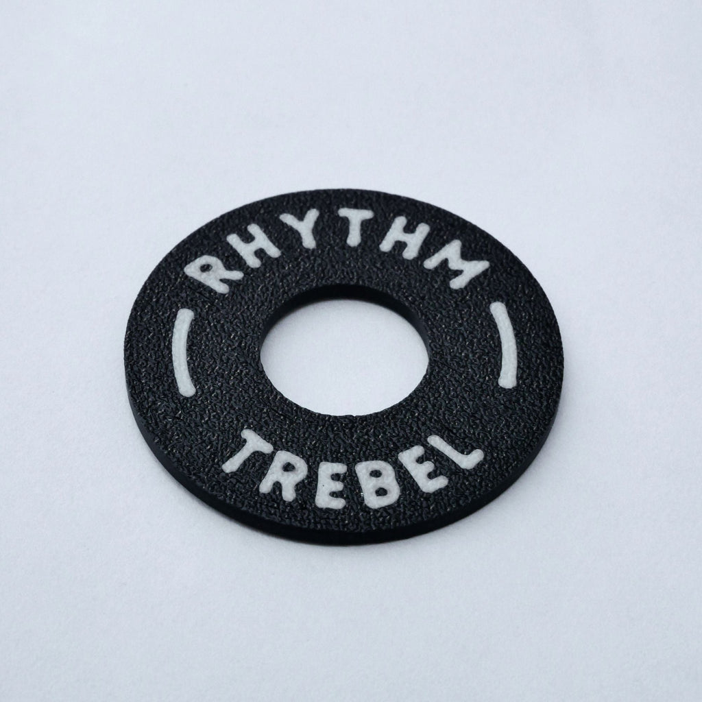 Custom Guitar Toggle Switch Plate - White  from Ploutone