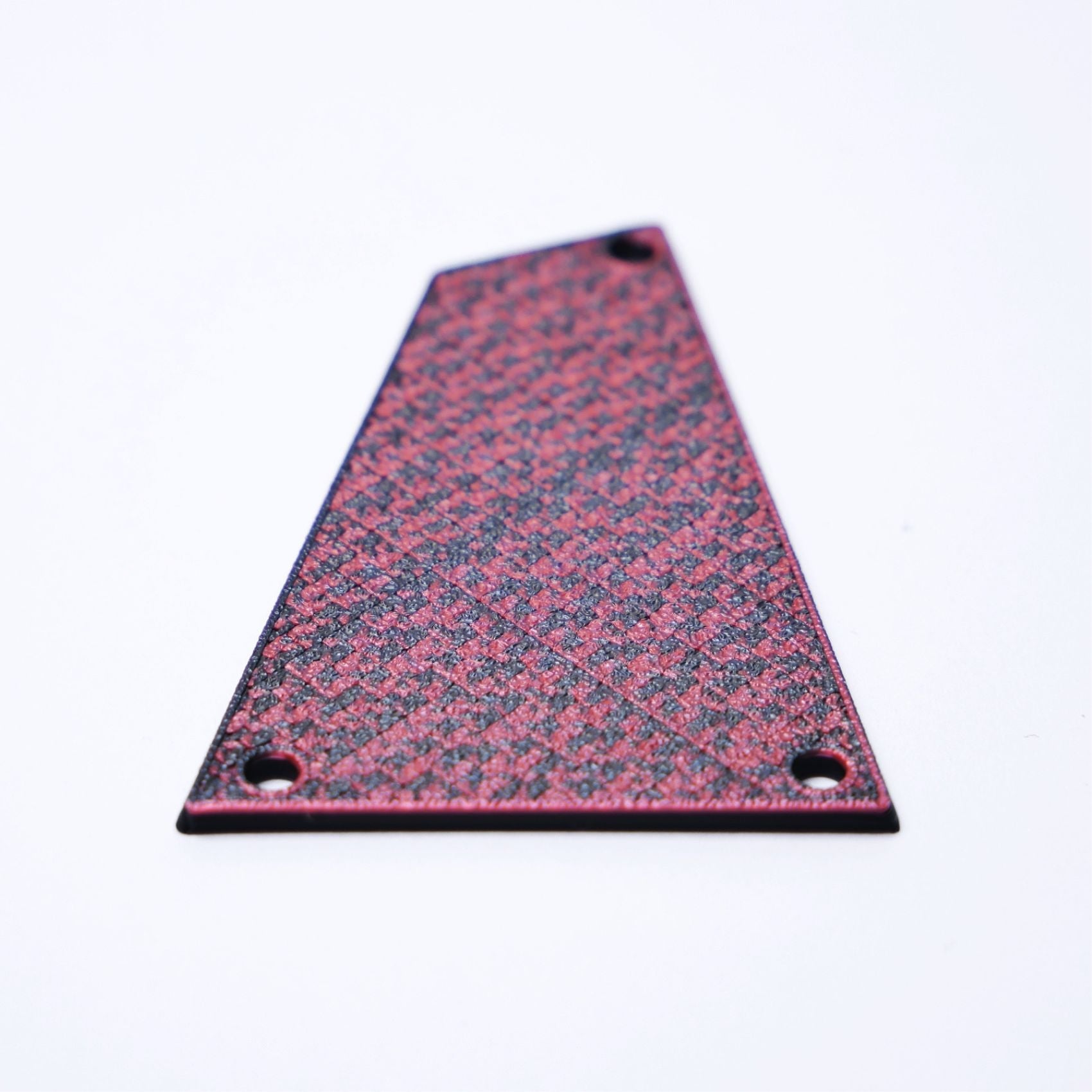 Custom Ibanez Truss Rod Cover (without string retainer) – Black & Red Magma - Ploutone