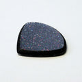 Northern Ghost Plectrums Handmade Acrylic Guitar Pick - 2.5mm Black Glitter Jazz XL Wide - Ploutone