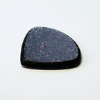 Northern Ghost Plectrums Handmade Acrylic Guitar Pick - 2.5mm Black Glitter Jazz XL Wide - Ploutone