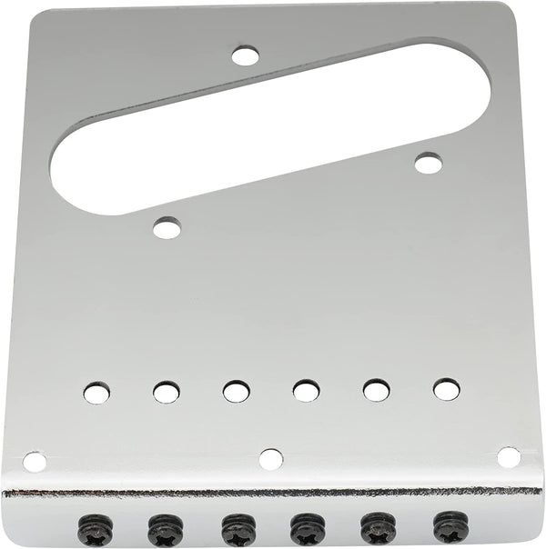 Wilkinson Modern Telecaster Bridge 6-Saddle - Chrome - Ploutone